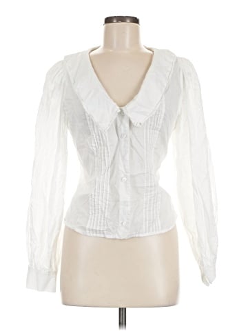 WAYF Long Sleeve Blouse (view 1)