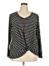 No Comment Black Long Sleeve Henley Size 2X - photo 1