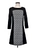 Kensie Argyle Black Casual Dress Size S - photo 1