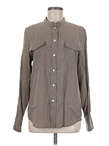 J.Crew Long Sleeve Silk Top (view 1)