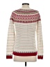 Talbots Chevron-herringbone Ivory Pullover Sweater Size XS - photo 2