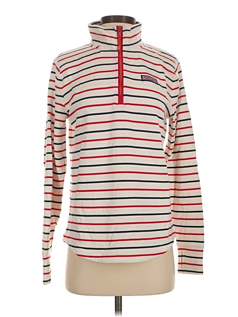Pre-owned Vineyard Vines Long Sleeve Polo Shirt In Red