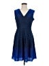 Ann Taylor LOFT 100% Polyester Stars Blue Cocktail Dress Size 6 - photo 1