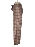 Mine Plaid Brown Casual Pants Size M - photo 5