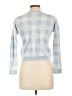 Old Navy 100% Cotton Checkered-gingham Blue Cardigan Size 10 - 12 - photo 2