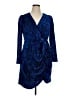Torrid 100% Polyamide Blue Cocktail Dress Size 16 - photo 1