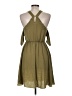 Guess 100% Polyester Solid Green Casual Dress Size M - photo 2