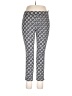 Talbots Print Black Casual Pants Size 12 - photo 1