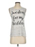 Bella Silver Sleeveless T-Shirt Size S - photo 1