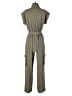 Monteau Solid Gray Jumpsuit Size S - photo 2