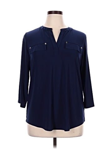 Jones New York Signature 3/4 Sleeve Blouse (view 1)