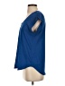 J.Crew 100% Polyester Blue Short Sleeve Top Size 4 - photo 5