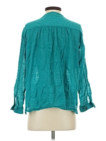 Pilcro by Anthropologie 3/4 Sleeve Button-Down Shirt (view 2)