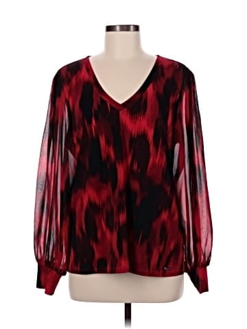 Calvin Klein Long Sleeve Blouse (view 1)