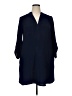 Lush Solid Blue Casual Dress Size XL - photo 1
