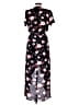 Candie's Floral Black Romper Size L - photo 2