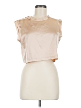 No Nchalant Sleeveless Silk Top