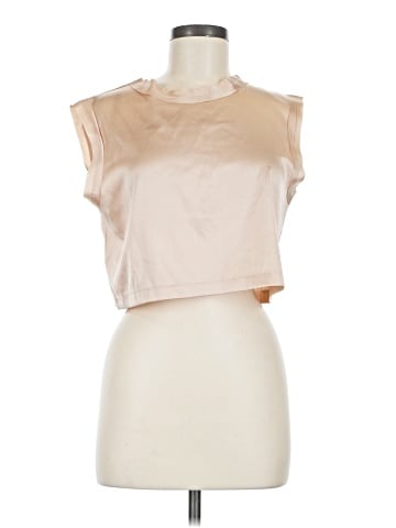 NONchalant Sleeveless Silk Top (view 1)