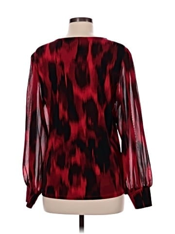 Calvin Klein Long Sleeve Blouse (view 2)