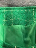 Unbranded 100% Polyester Tweed Green Jacket Size S - photo 6