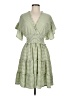 Max Studio Checkered-gingham Green Casual Dress Size M - photo 1