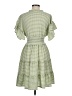 Max Studio Checkered-gingham Green Casual Dress Size M - photo 2