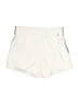 Adidas 100% Polyester Stripes Ivory Athletic Shorts Size 14 - photo 2