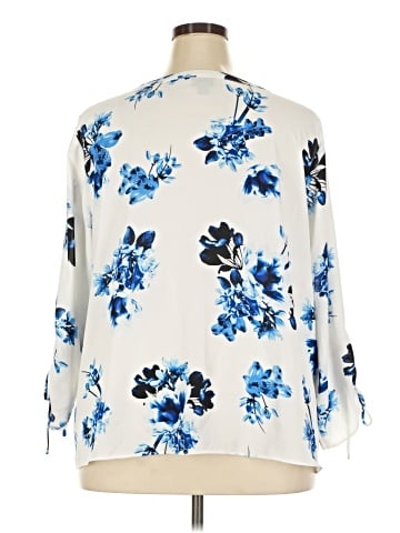 Worthington 3/4 Sleeve Blouse (view 2)