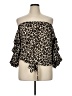 Vince Camuto 100% Polyester Brown 3/4 Sleeve Blouse Size 1X - photo 1