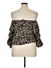 Vince Camuto 100% Polyester Brown 3/4 Sleeve Blouse Size 1X - photo 2