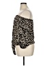 Vince Camuto 100% Polyester Brown 3/4 Sleeve Blouse Size 1X - photo 5