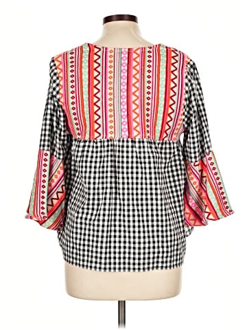 A&B by Active USA 3/4 Sleeve Blouse (view 2)