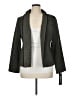 Perceptions 100% Polyester Tweed Gray Blazer Size 16 - photo 1