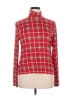 Ann Taylor Plaid Red Long Sleeve Blouse Size XL - photo 1