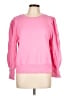 Ann Taylor LOFT 100% Cotton Pink Sweatshirt Size L - photo 1