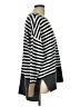 Vince Camuto Stripes Silver Pullover Sweater Size L - photo 4