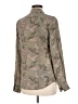 Equipment Camo Green Long Sleeve Blouse Size M - photo 2