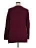 Karen Scott 100% Cotton Chevron-herringbone Burgundy Pullover Sweater Size XL - photo 2