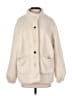 DAZY Ivory Faux Fur Jacket Size M - photo 1