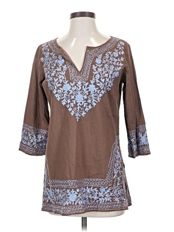 Gretchen Scott Designs Long Sleeve Blouse (view 1)