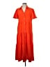 MSK 100% Polyester Orange Casual Dress Size M - photo 1