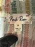 Pink Rose 100% Rayon Stripes Ivory Shorts Size M - photo 3