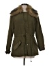 Just Fab 100% Polyester Green Coat Size M - photo 1