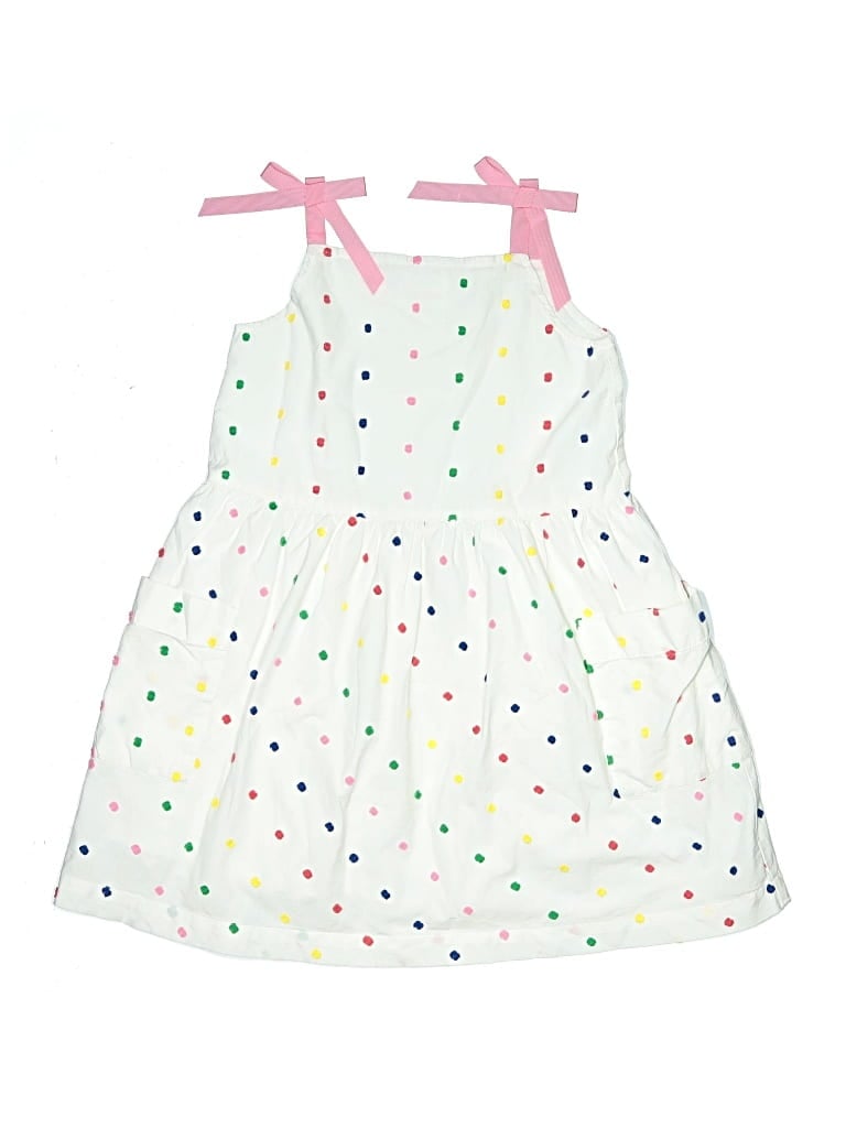 Pre-owned Hanna Andersson Kids' Dress In White