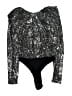 Lulus Metallic Silver Bodysuit Size S - photo 1