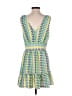 Ramy Brook 100% Polyester Print Green Cocktail Dress Size M - photo 2