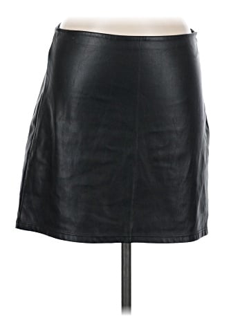 Good American Faux Leather Skirt (view 1)