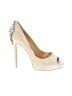 Badgley Mischka Ivory Heels Size 10 - photo 1
