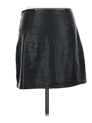 Good American Faux Leather Skirt (view 2)