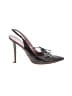 Jean-Michel Cazabat Graphic Gray Heels Size EU 36 1/2 - photo 1